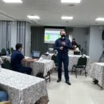 Diretor-presidente da FAPEMA, André Santos, durante o encerramento do Comitê de Julgamento